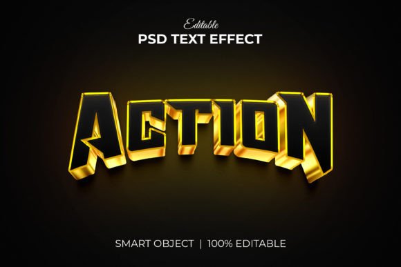 Action Luxury Editable 3D Text Effect: A Powerful Tool for Modern Designers