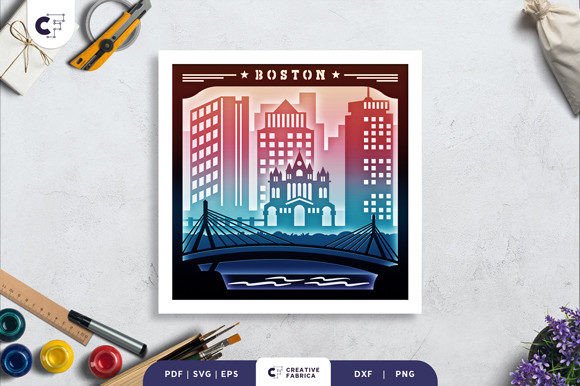 Boston Massachusetts 3D Shadow Box: A Creative and Practical Craft for Enthusiasts
