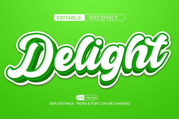 Delight Editable Text Effect Vector 3d S: A Powerful Tool for Creative Designers