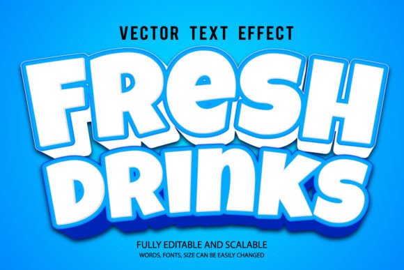 Fresh Drink 3D Editable Text Effect: A Modern Tool for Creative Expression