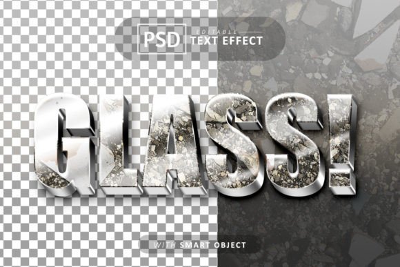 Glass 3D Text Effect Editable: A Versatile Design Tool for Creatives