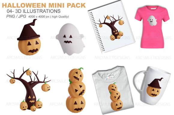 Halloween 3D Illustrations: A Creative Tool for Modern Design