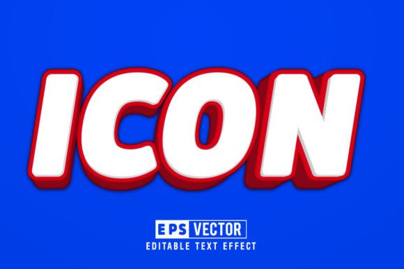 Icon 3D Editable Text Effect Vector: A Powerful Tool for Designers