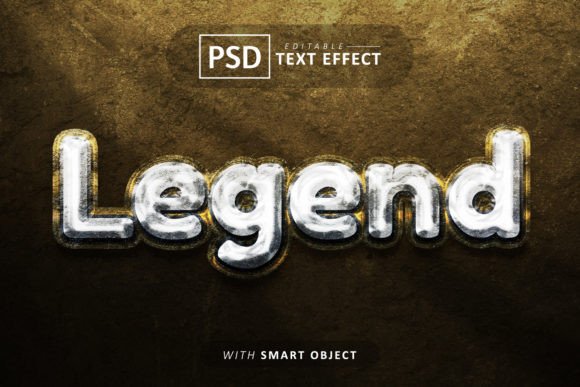 Legend Text - Editable 3D Font Effect