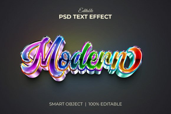 Modern Editable 3D Text Effect: A Powerful Tool for Creative Designers
