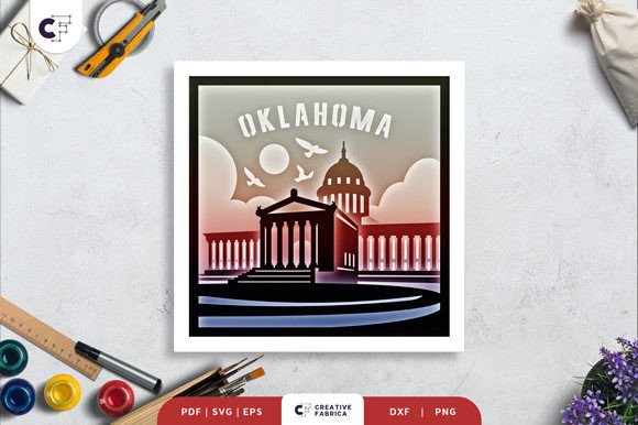 Oklahoma 3D Shadow Box Paper Cut: A Strategic Craft for Creative Expression