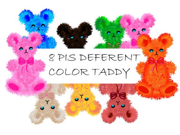 Realistic 3D Fur Effect Cute Teddy Bear