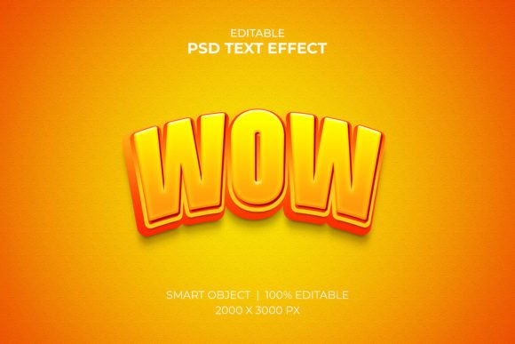 Wow Modern 3D Layer Style for Photoshop